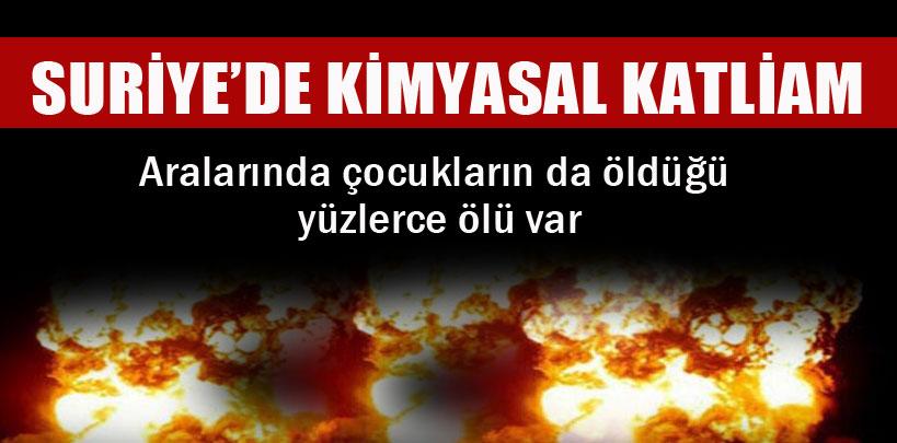 Suriye'de kimyasal silah katliamı