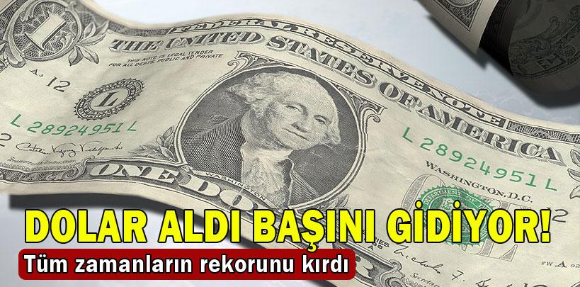 Dolar, tüm zamanların rekorunu kırdı