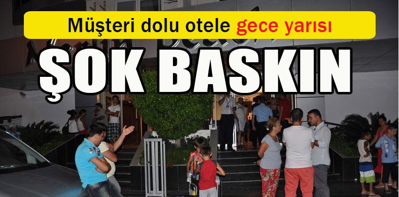 Müşteri dolu otele gece yarısı icrası