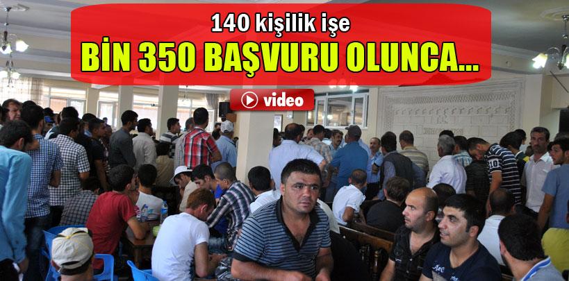 Midyat'ta 140 kişilik işe bin 350 başvuru