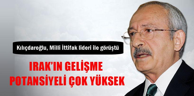 Kılıçdaroğlu, Irak Milli İttifak Lideri İbrahim Caferi ile görüştü