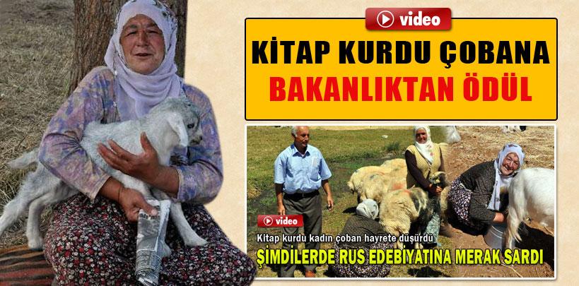 Kadın çobana kültür bakanlığından ödül