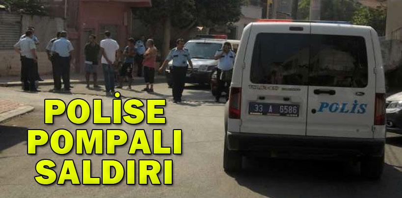 Mersin'de polise pompalı saldırı