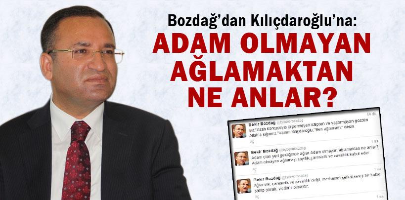 Bekir Bozdağ'dan Kemal Kılıçdaroğlu'na sert gönderme