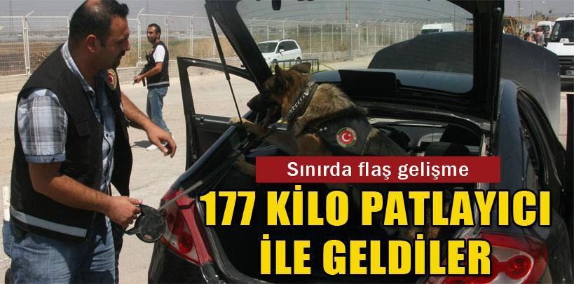 Öncüpınar'da patlayıcı silah ele geçirildi