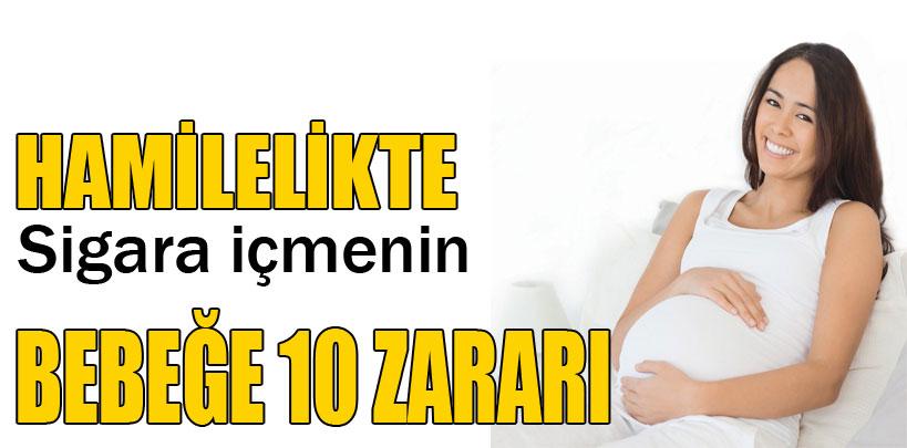 Hamilelikte sigara içmenin bebeğe 10 zararı