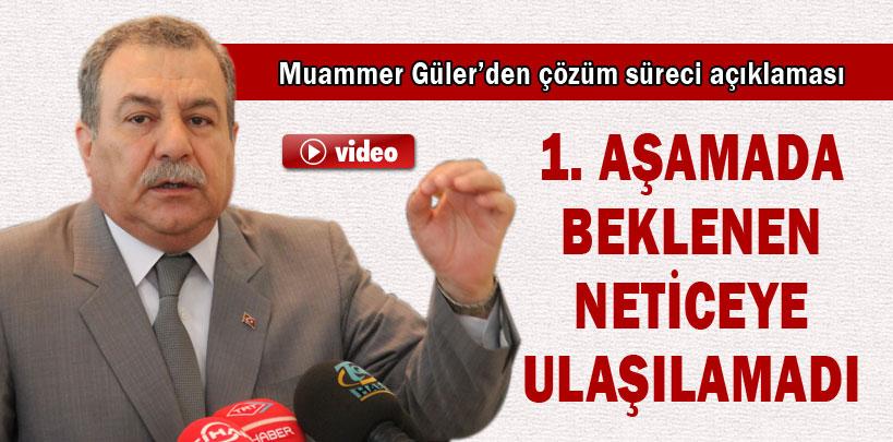 Muammer Güler, '1. aşamada beklenen neticeye ulaşılamadı'