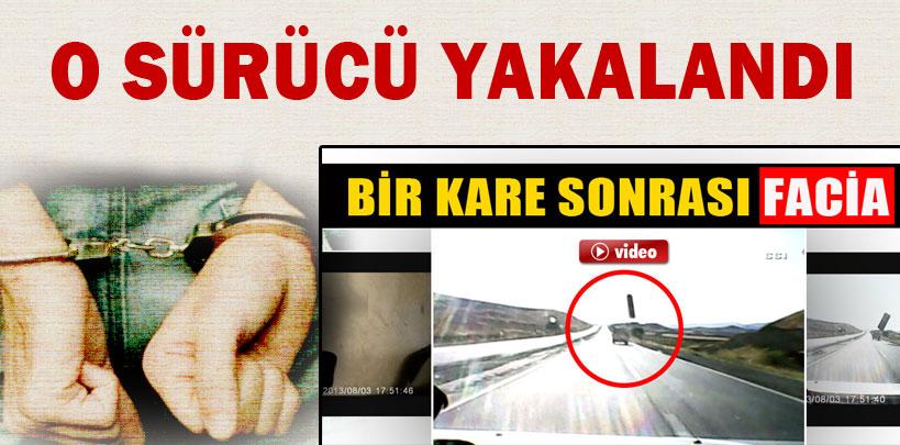 Yozgat'ta, kazaya sebep olup kaçan sürücü jandarmaya yakalandı