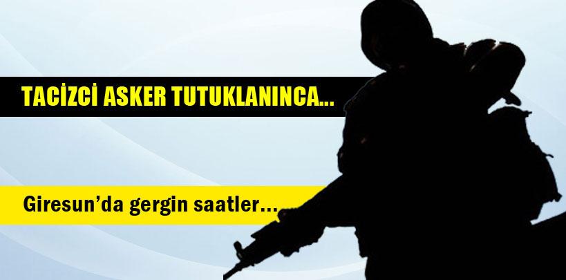 Tacizci asker tutuklanınca adliyeden firar etti