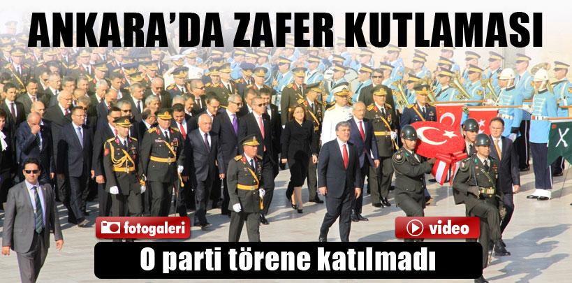 30 Ağustos Zafer Bayramı düzenlenen resmi törenle başladı