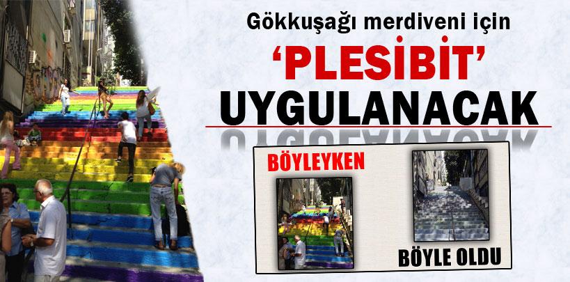 Gökkuşağı merdiveni için 'plesibit' uygulanacak