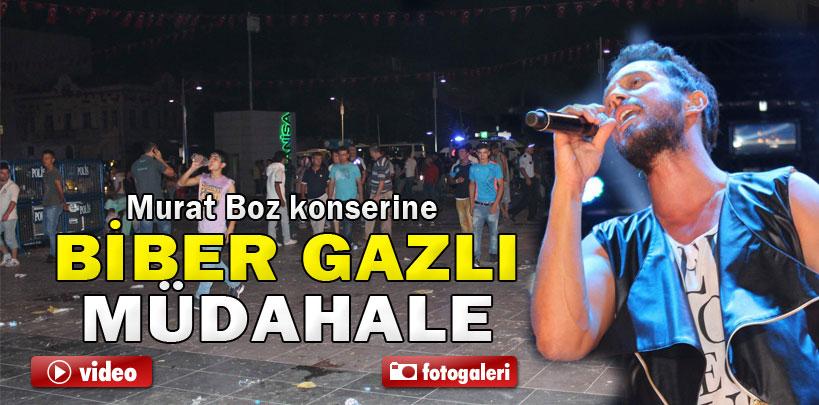 Murat Boz konserinde biber gazlı müdahale