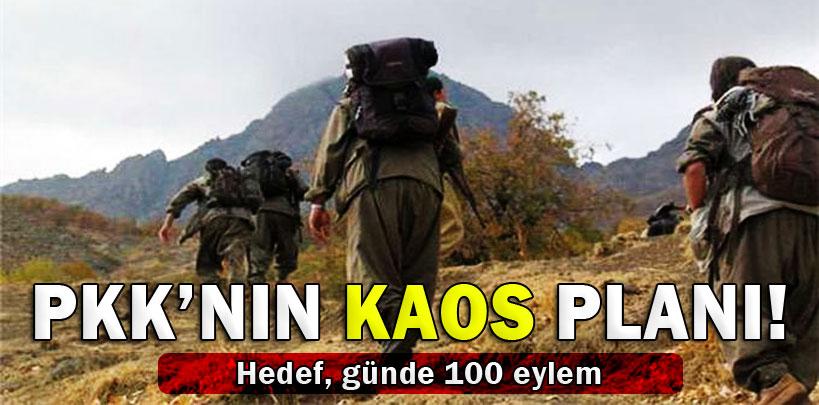 PKK'nın kaos planı