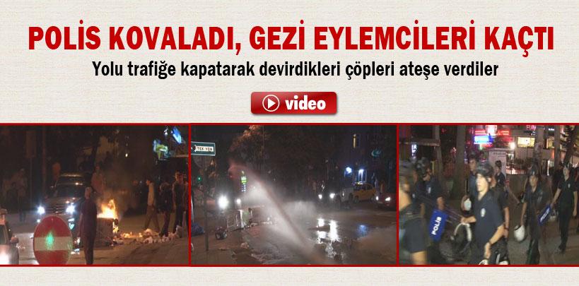 Polis kovaladı, Gezi eylemcileri kaçtı