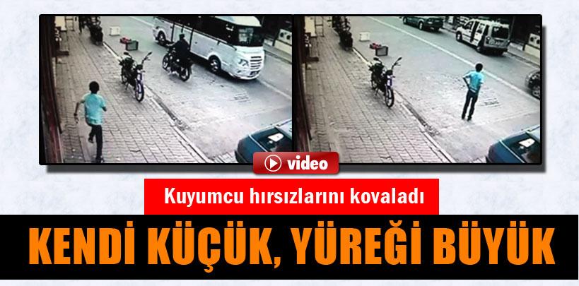 Adana'da kuyumcu hırsızlarını 10 yaşındaki çocuk kovaladı