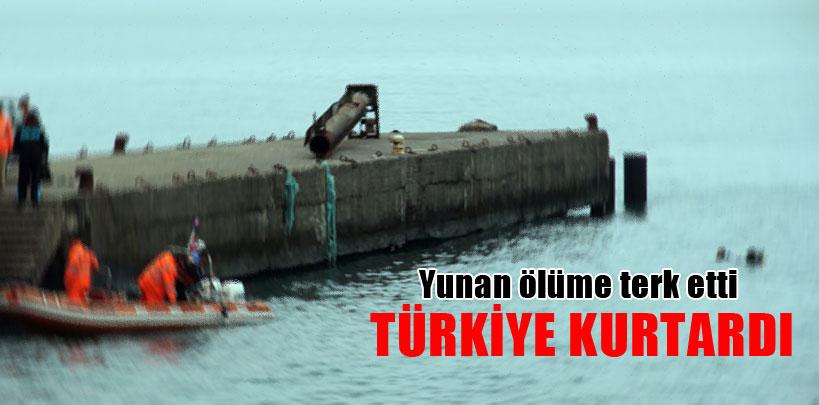 Ege'de, Yunan'ın ölüme terk ettiği göçmenleri Türkiye kurtardı