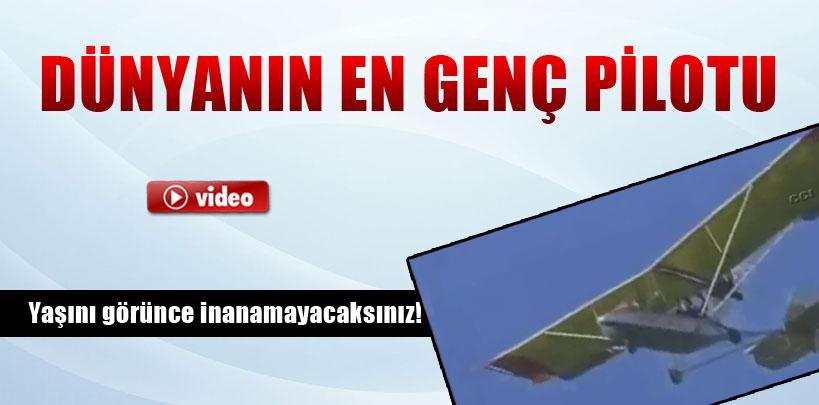 5 yaşında dünyanın en genç pilotu oldu