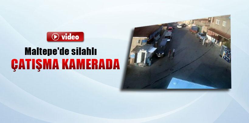 Maltepe'deki çete terörü kamerada