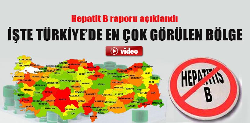 Hepatit B'nin en çok görüldüğü yer Güneydoğu