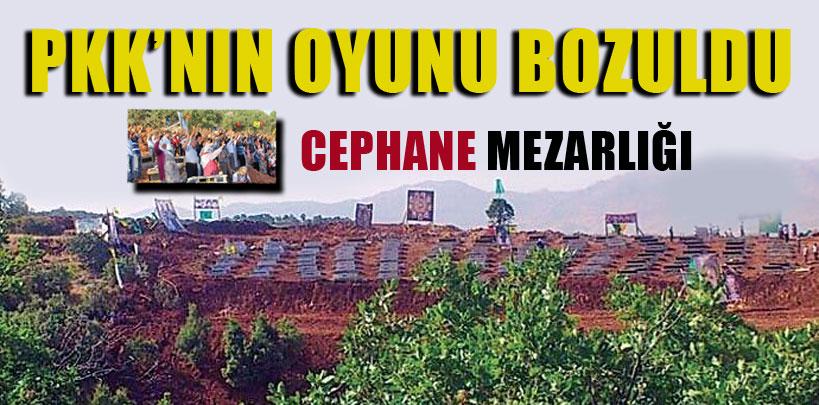 PKK'nın sözde şehit mezarlığı cephanelik çıktı