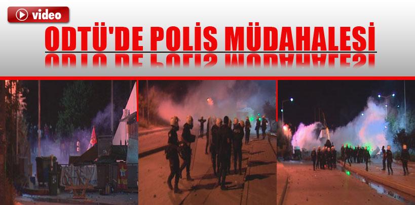 ODTÜ'de polis müdahalesi