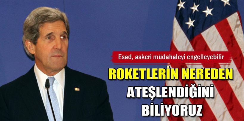 Kerry, 'Esad, askeri müdahaleyi engelleyebilir'