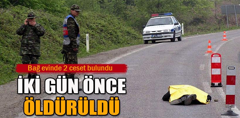 Zonguldak-Ereğli'de bağ evinde 2 ceset bulundu