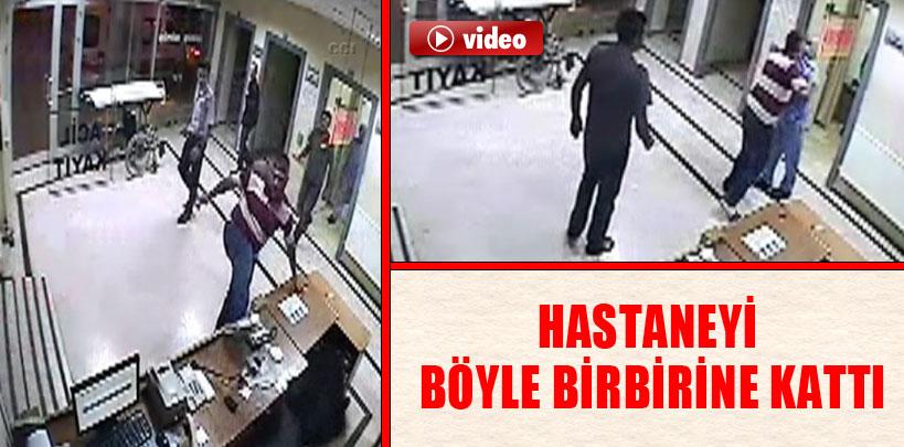 Hastaneyi böyle birbirine kattı