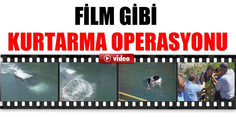 Adana'da film gibi kurtarma operasyonu