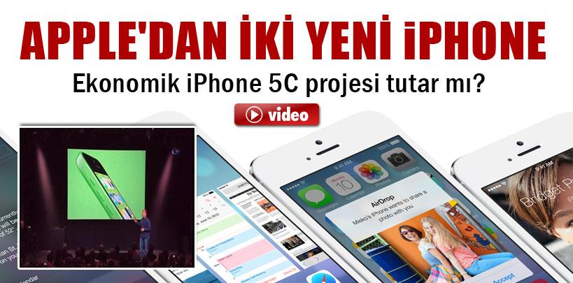 Apple'dan iPhone 5S ve iPhone 5C adıyla 2 yeni model