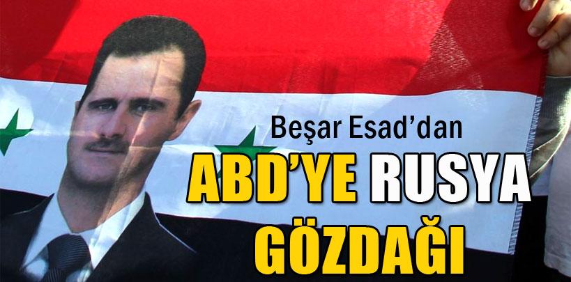 Beşar Esad'dan ABD'ye Rusya gözdağı