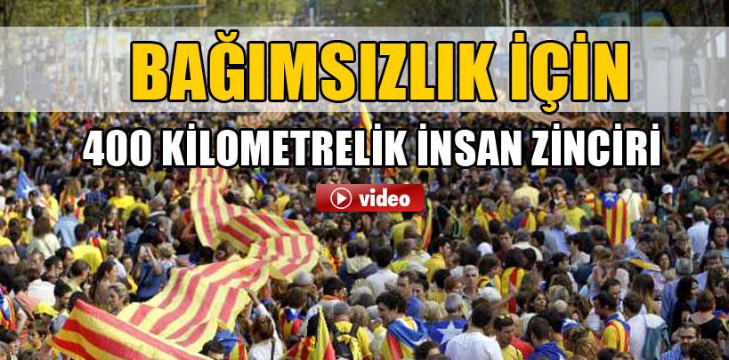 400 kilometrelik insan zinciri