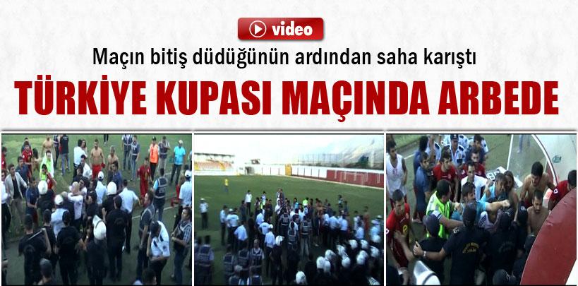 Türkiye Kupası maçında arbede