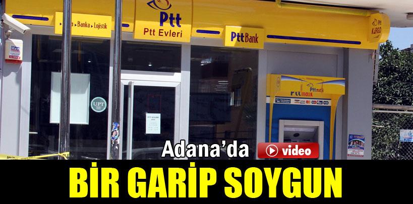 ‘Sakin ol' notuyla PTT şubesini soydu