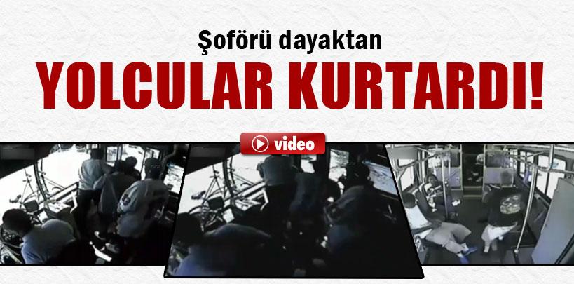 ABD'de şoförü dayaktan yolcular kurtardı