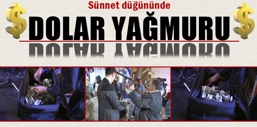 Şanlıurfa'da sünnet düğününde dolar yağmuru