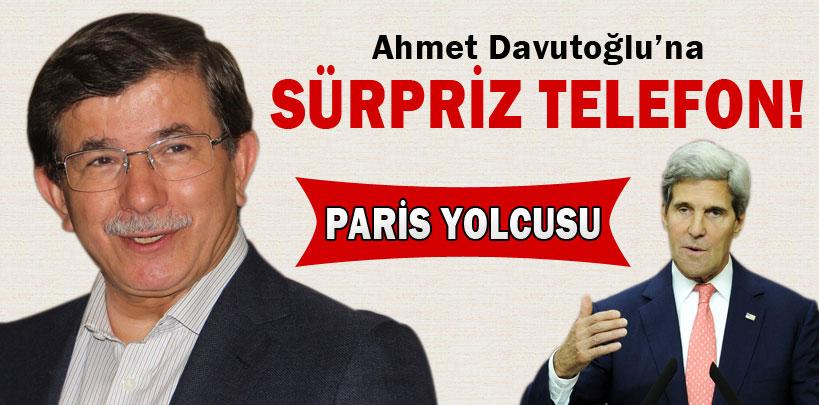 Dışişleri Bakanı Ahmet Davutoğlu, Paris'e gidecek