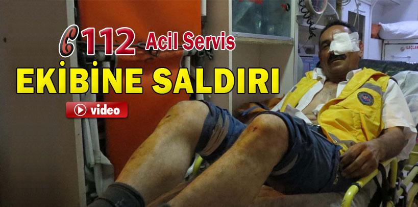 Malatya'da 112 Acil Servis ekibine saldırı