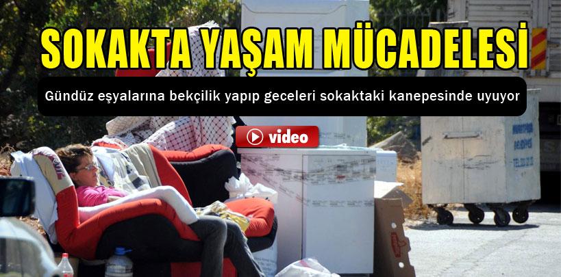 Antalya'da ev bulamayan yalnız kadının sokakta yaşam mücadelesi