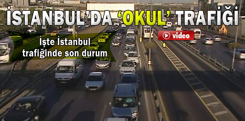 İstanbul'da 'Okul' trafiği