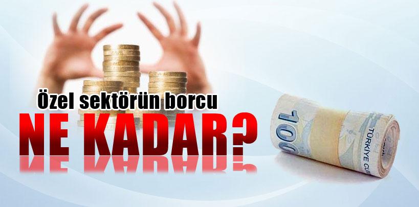 Özel sektörün borcu 146 milyar dolar oldu