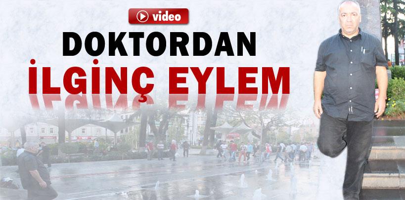 Doktordan ilginç eylem