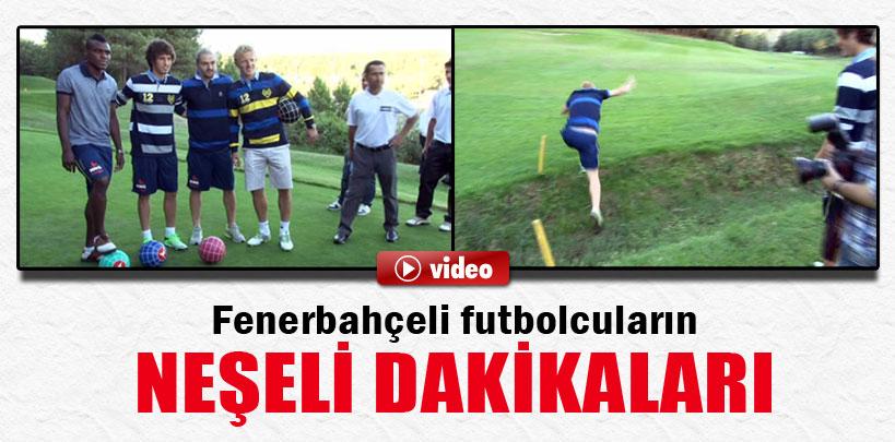 Fenerbahçeli futbolcular Footgolf'te birbirlerine rakip oldu