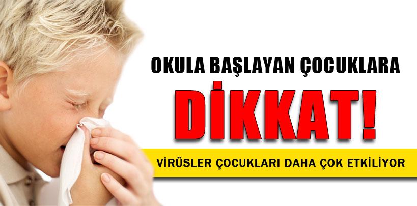 Virüsler çocukları daha çok etkiliyor