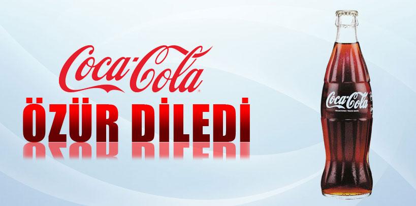 Coca-Cola 'sen salaksın' yazısı için özür diledi