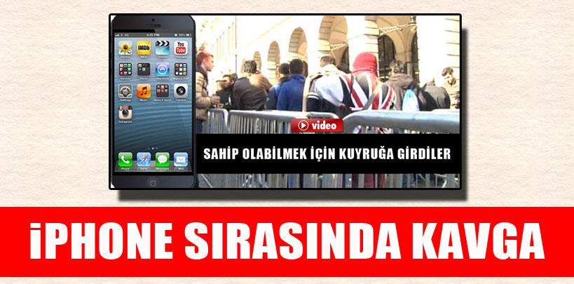 iPhone sırasında kavga