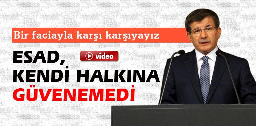 Davutoğlu, 'Esad'ın idaresinde bir Suriye artık mümkün değil'