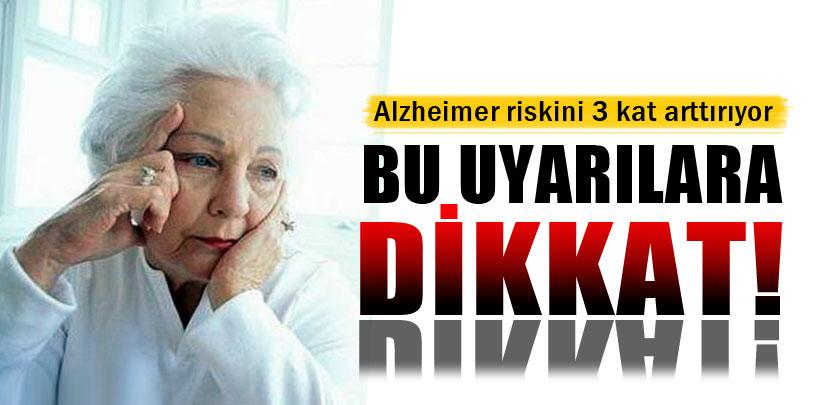 Depresyon alzheimer riskini 3 kat artırıyor