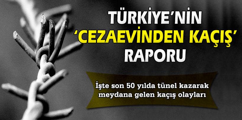 İşte Türkiye'nin 'cezaevinden kaçış' raporu
