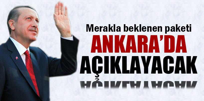 Başbakan Erdoğan, Demokratikleşme Paketini Ankara'da açıklayacak